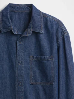 Chemise Gap en Denim oversize (4-13ans)