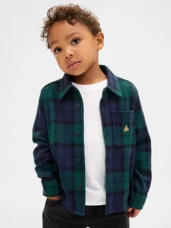 Chemise Gap en maille jersey à carreaux (6mois-5ans)