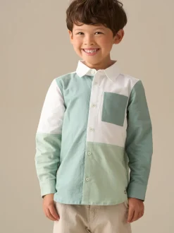 Chemise Oxford Angel & Rocket Jude color block