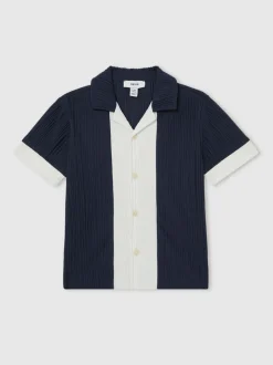 Chemise plissée color-block Reiss Armen