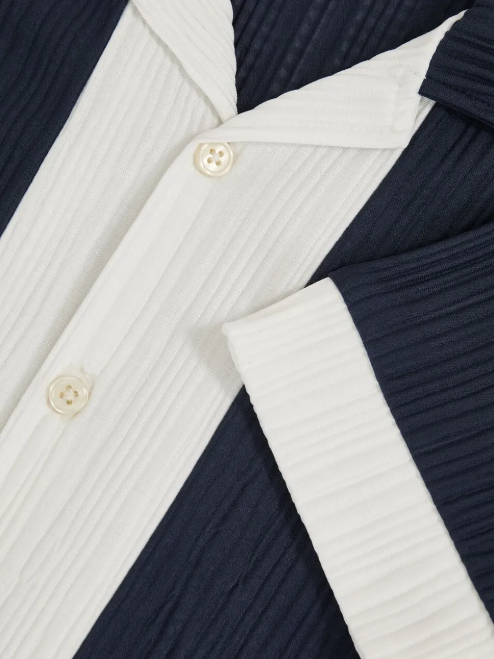 Chemise plissée color-block Reiss Armen