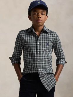 Chemise Polo Ralph Lauren garçon à carreaux