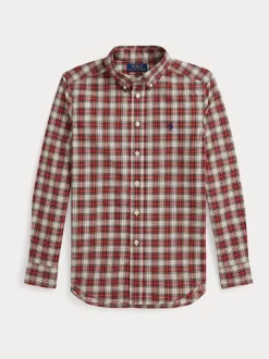 Chemise Polo Ralph Lauren garçon à carreaux