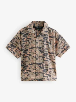 Chemise smALLSAINTS Underground à col ouvert imprimée garçon à manches courtes