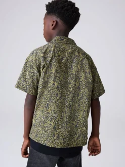 Chemise smALLSAINTS Underground à col ouvert imprimée garçon à manches courtes