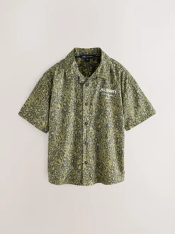 Chemise smALLSAINTS Underground à col ouvert imprimée garçon à manches courtes