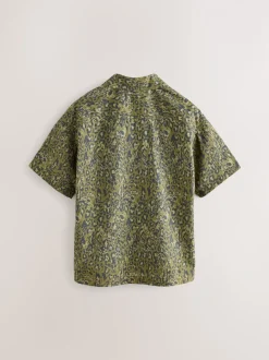 Chemise smALLSAINTS Underground à col ouvert imprimée garçon à manches courtes