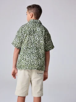 Chemise smALLSAINTS Underground à col ouvert imprimée garçon à manches courtes