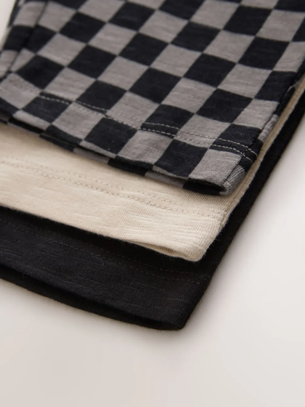 Ciment noir et damier - Pack de Joggings Rayure 3 (3mois-7ans)