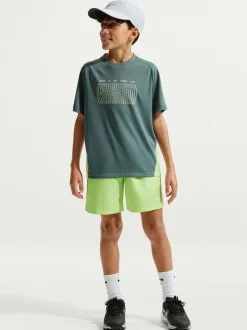 Citron vert liquide - Shorts de formation multicolore Nike Dri-FIT