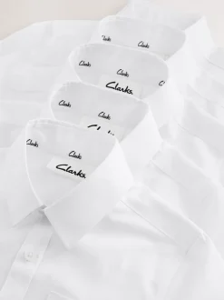 Clarks Lot de 5 chemises d’école à manches longues