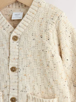 Club du lait naturel brodé - Cardigan Bébé