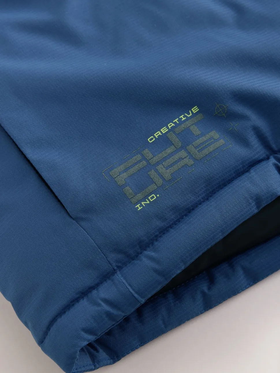 color block bleu - Manteau matelassé intérieur imperméable (3-16ans)