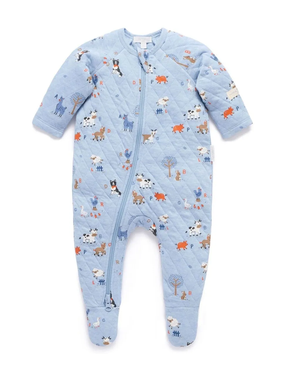 Combinaison Purebaby zippée matelassée