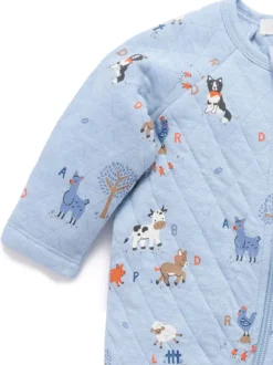 Combinaison Purebaby zippée matelassée