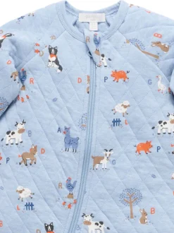 Combinaison Purebaby zippée matelassée