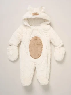 Combinaison Rock-A-Bye Baby Boutique ours blanche