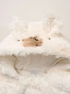 Combinaison Rock-A-Bye Baby Boutique ours blanche