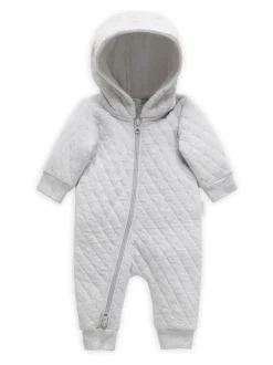 Combinaison zippée matelassée en coton Purebaby