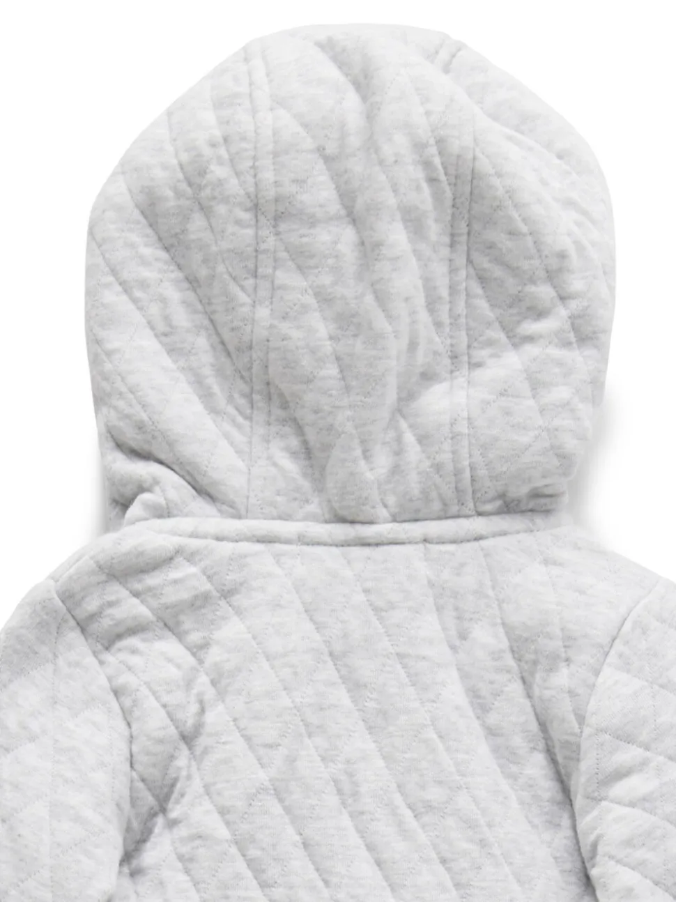 Combinaison zippée matelassée en coton Purebaby