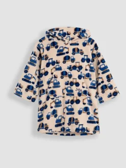 Construction Beige Sable - Couverture JoJo Maman Bébé douillette à capuche