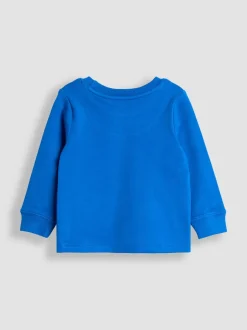 Construction bleue - Pyjama JoJo Maman Bébé imprimé glow In The Dark Jersey