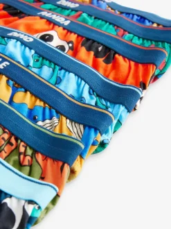 Couleurs vives à imprimé animal - Lot de 7 slips en coton (1.5-10ans)