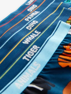 Couleurs vives à imprimé animal - Lot de 7 slips en coton (1.5-10ans)