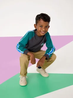 Coureur anthracite Gris Ready Ensemble - Sweat-shirt JoJo Maman Bébé Appliqué