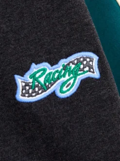 Coureur anthracite Gris Ready Ensemble - Sweat-shirt JoJo Maman Bébé Appliqué