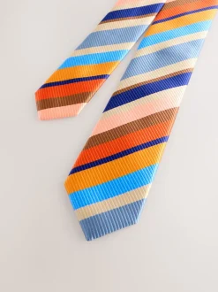 Cravate à rayures multicolores - Cravate (3-16 ans)