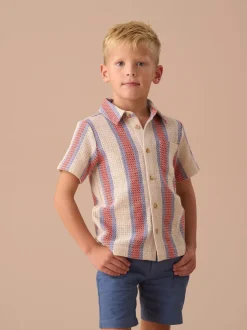 Crème - Angel & Rocket Chemises en maille Cody Pierre Rayure