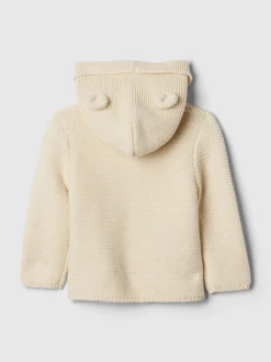 Crème - Cardigan Gap Brannan Bear en maille de coton doux (nouveau-né24mois)