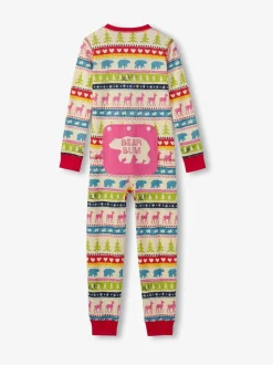 Crème - Hatley Tout-en-un de Noël Fair Isle