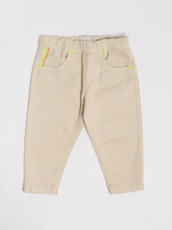 Crème - Pantalon tissé gen