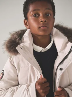 Crème - Parka Superdry Everest