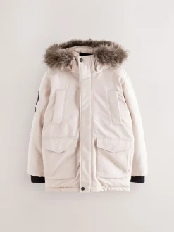 Crème - Parka Superdry Everest