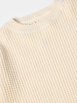 Crème - Pulls GEN Col rond souple