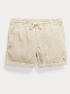 Crème - Short Polo Ralph Lauren Prepster en velours côtelé pour enfant