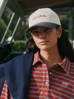 Crème - soi-même. Casquette à slogan