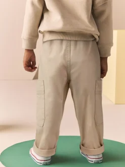 Crème neutre - Pantalon à enfiler avec poche latérale (3mois7ans)