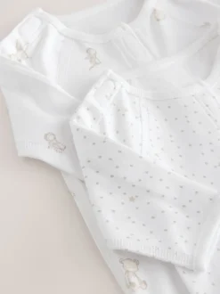 Crème/blanc - Bébé Combinaison de nuit prématuré Ensemble 6 pièces (0-0mois)