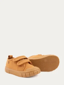 Écru - Baskets KIDLY BY MORI en toile à bande déchirée