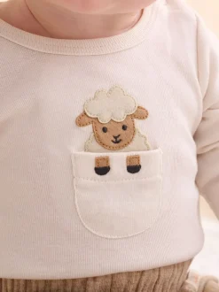 Écru - Ensemble cadeau Purebaby 3 pièces