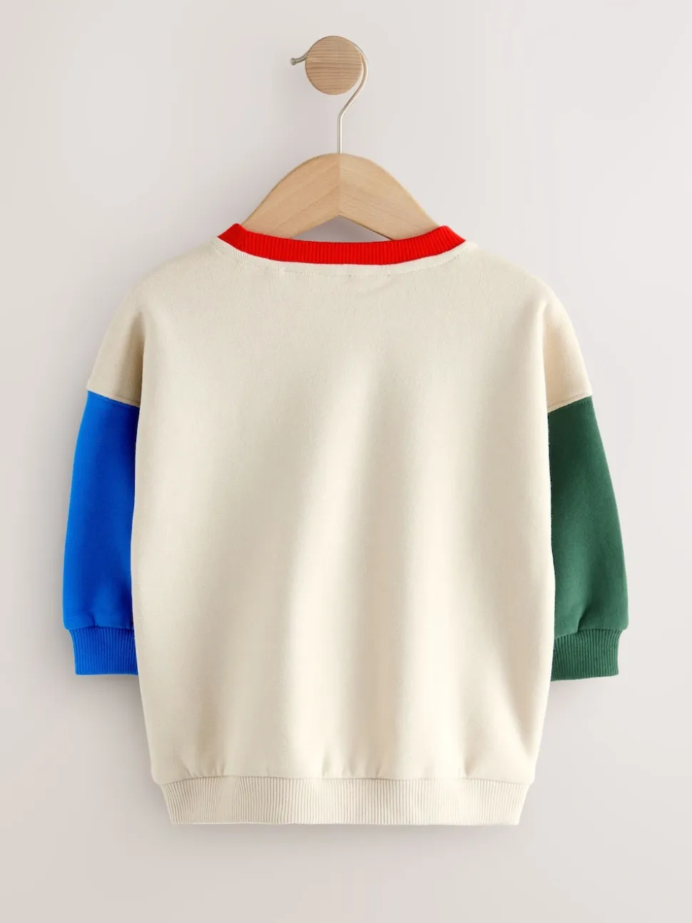 Écru color block - Sweat imprimé All-over Col rond (3mois -7ans)