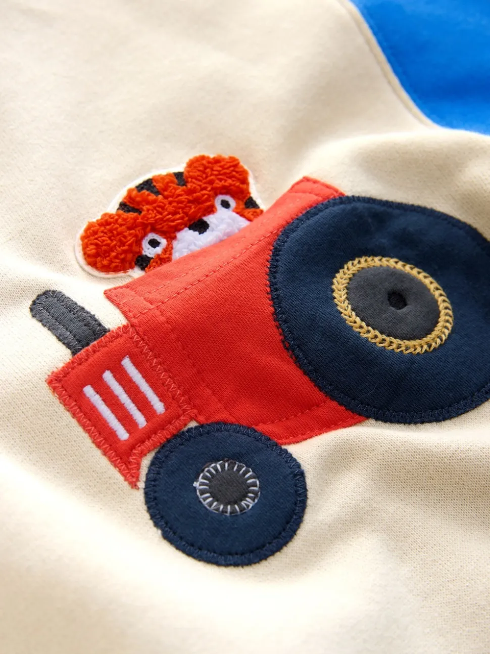 Écru color block - Sweat imprimé All-over Col rond (3mois -7ans)