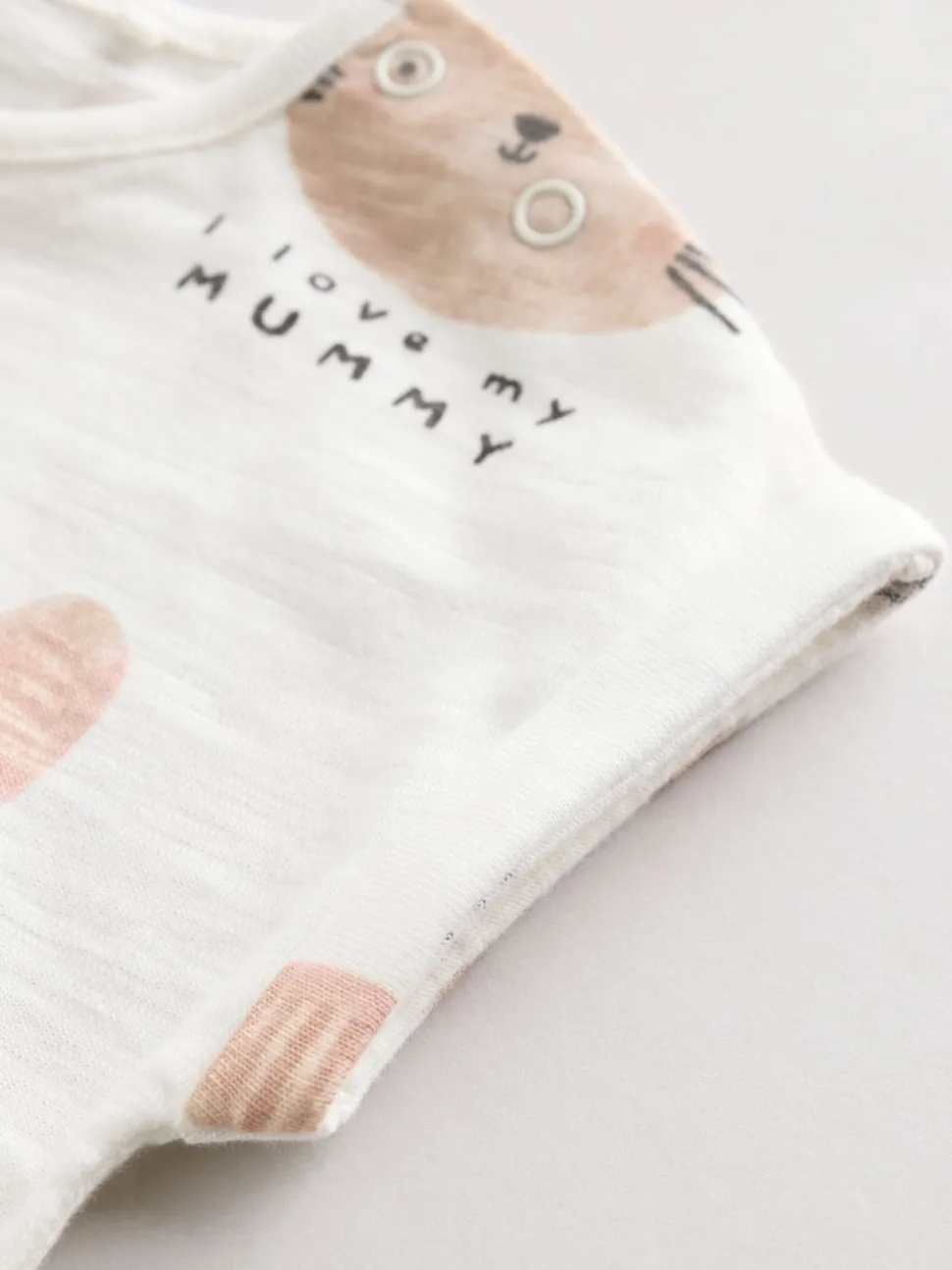 Écru J'aime ma maman - Barboteuse bébé