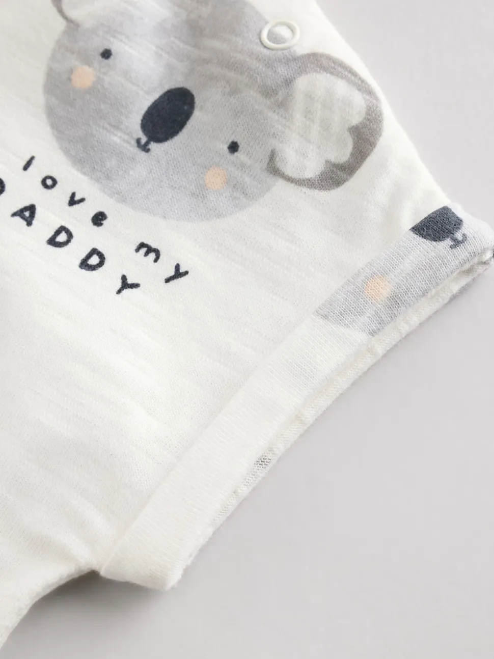 Écru J’aime mon papa - Barboteuse bébé