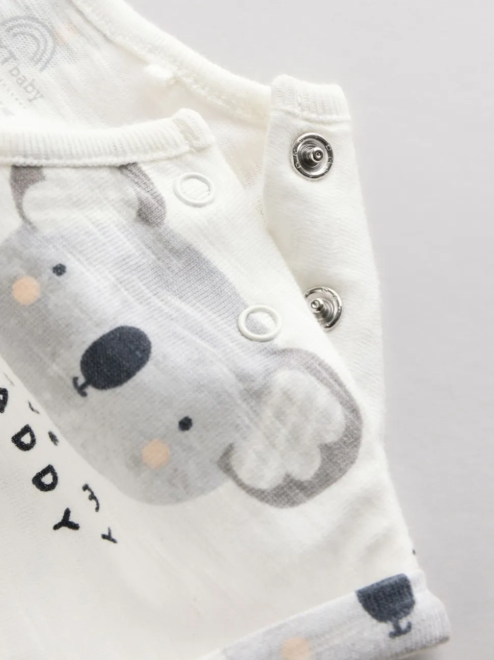 Écru J’aime mon papa - Barboteuse bébé