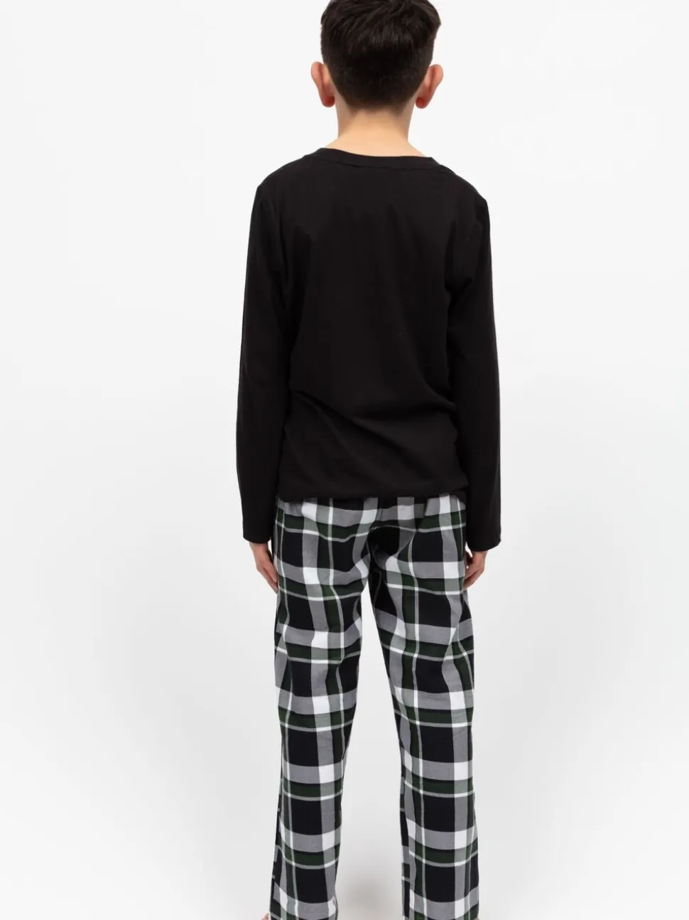 Cyberjammies Minijammies Ensemble pyjama à carreaux et manches longues